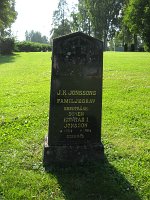  J K Jonssons Famlijegrav, Bredträsk, Sonen Konrad I. Jonsson * 1904 ┼ 1994, Stennäs.