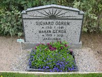  Sigvard Ögren * 1911 ┼ 1991, Makan Gerda * 1915 ┼ 2010, Skällbäck.